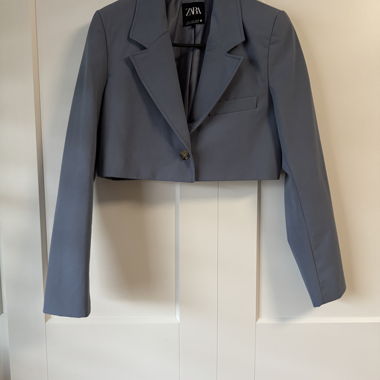 Blauer cropped Blazer