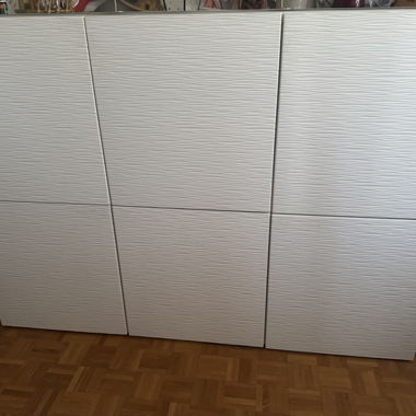 IKEA Besta White 6-Tueren-Schrank