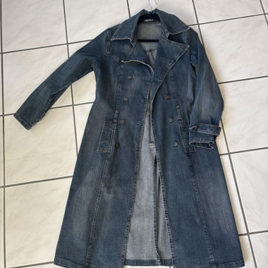 Trench in denim