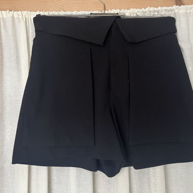 Schwarze stoffhose