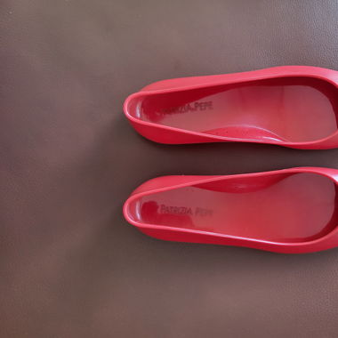Ballerine en caoutchouc