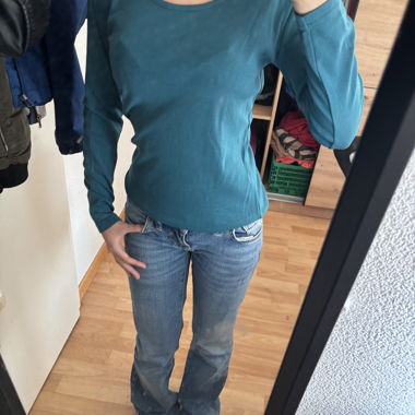 Turquoise Longsleeve Shirt