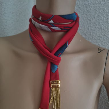 Ceinture Leonard vintage en Soie