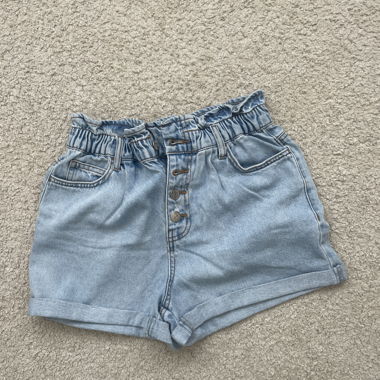 Shorts en jean bleu clair