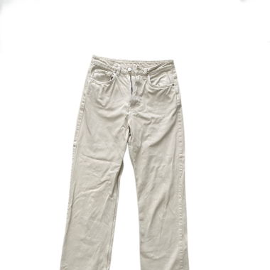cream jeans