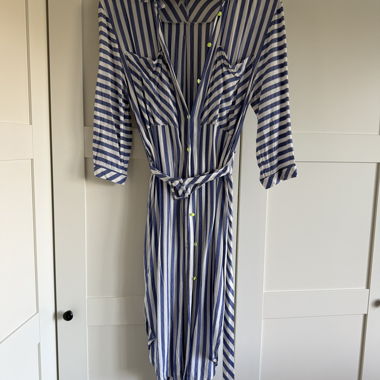 Striped Shirt Dress