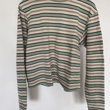 Gestreiftes Langarmshirt