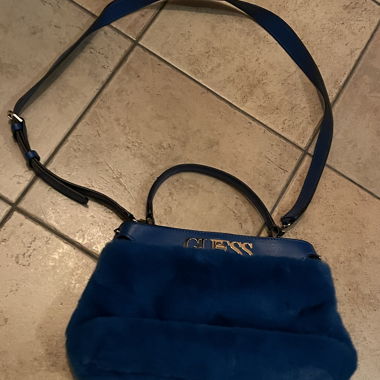 Blaue Guess Handtasche