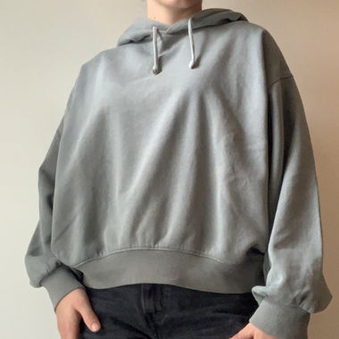 Light turquoise hoodie 