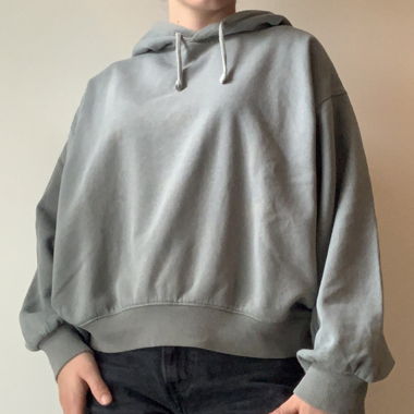 Light turquoise hoodie 