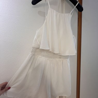 White playsuit by Miss Selfridge