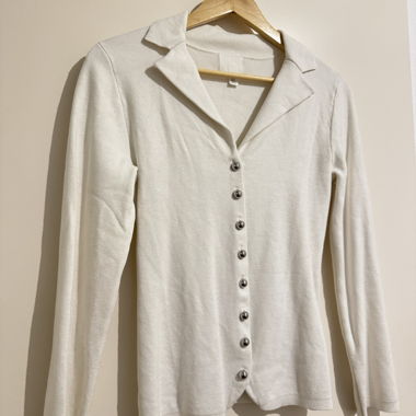 Gilet Cardigan bianco
