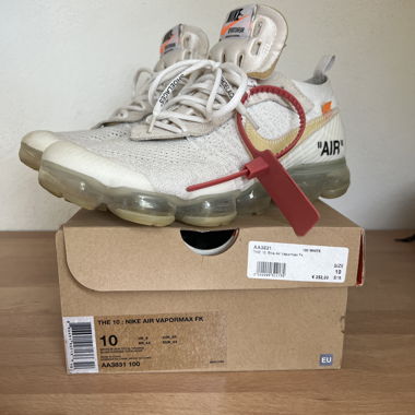 Nike Air Vapormax FK Off-White Grösse 44