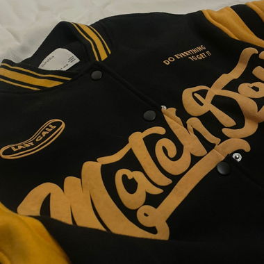 Giacca college oversize Match Day