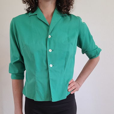 Chemise Vintage Turquoise taille M