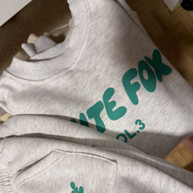 white fox tracksuit - dupe