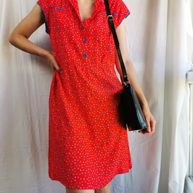 Robe vintage sweet happy à pois