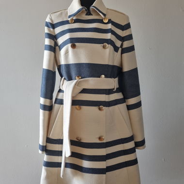 Gestreifter Mantel Karen Millen EU 40