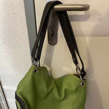 Green Vera Pelle handbag