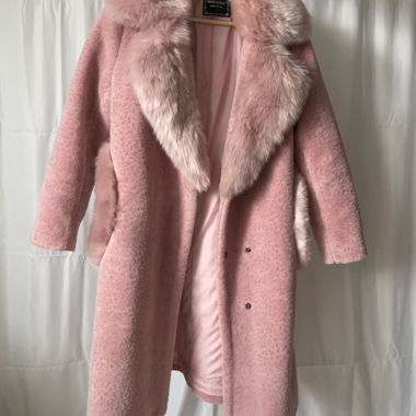 Pink winter coat
