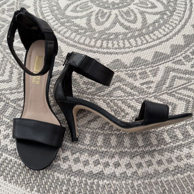Sandales noires a talon