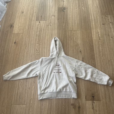 Sweat à capuche Bershka beige