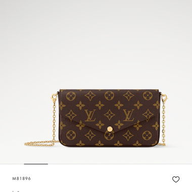 Louis-Vuitton-Felicie Portemonnaie-Clutch