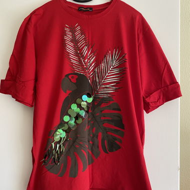 T-shirt rosso 