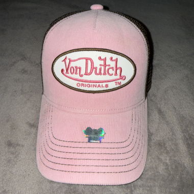 Pink Brown Van Dutch Cap 