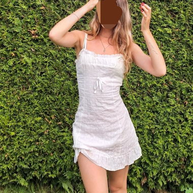 Super cute white summer dress