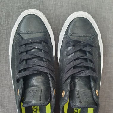 Converse black leather 