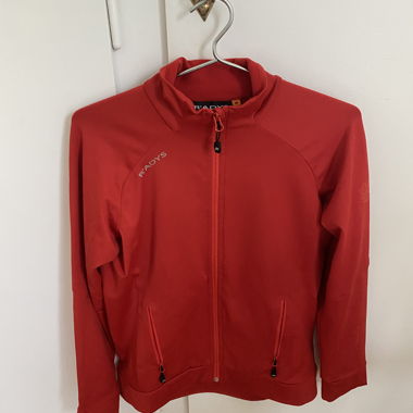 Veste zippée rouge RADYS