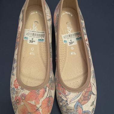 Ballerine con motivo floreale