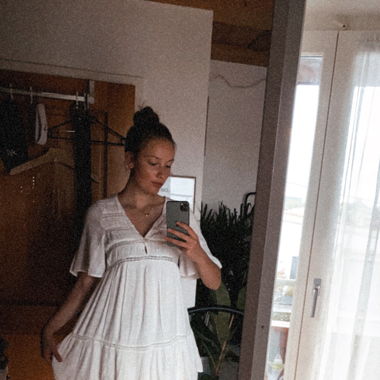 Weisses Sommerkleid