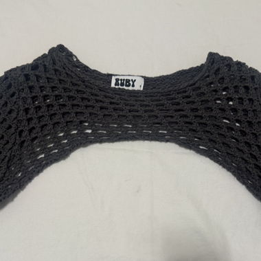 Shrug in maglia grigio scuro