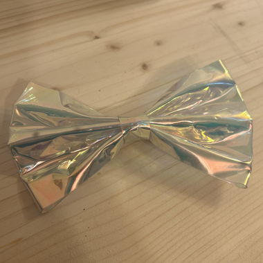 Barrette noeud holographique 
