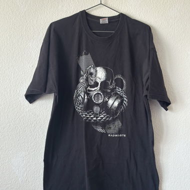 T-shirt Fruit of the Loom Radwaste noir XL
