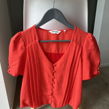 Blouse rouge NAF NAF