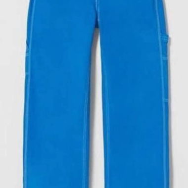 Blue straight jeans 