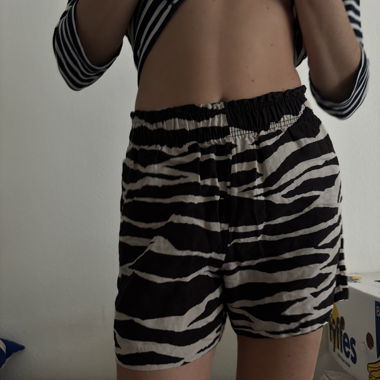 Shorts zebramuster