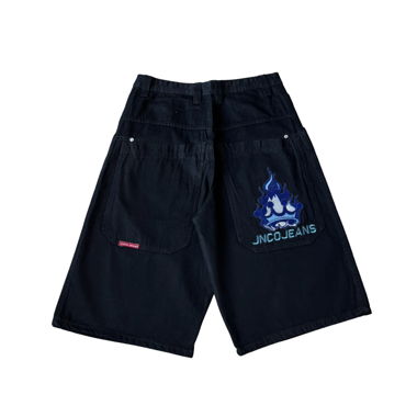 JNCO Blue Flame Jorts (32US)