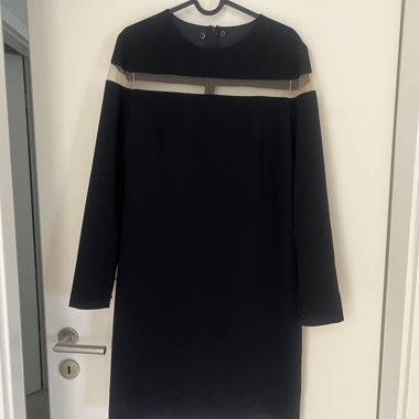 Black dress with long sleeves