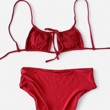 Ribbed Bikini Set 