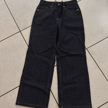 Raw-Denim à fines rayures