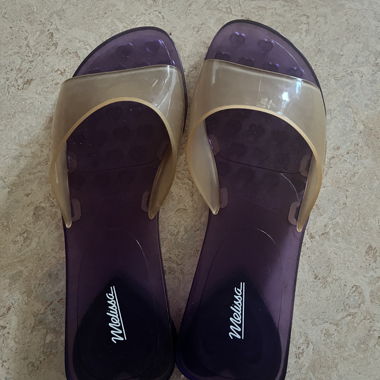 Mules Melissae violettes