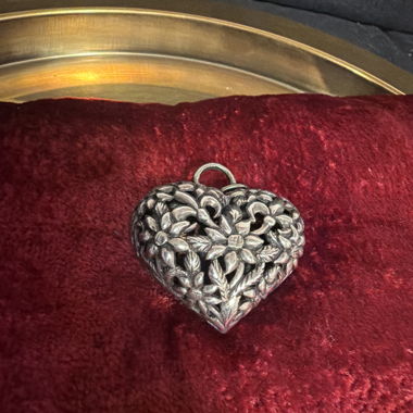 Pendentif en forme de cœur en argent sterling 925 de la plus haute qualité