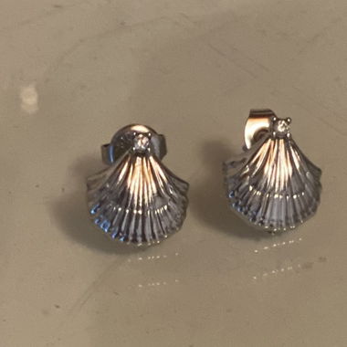 Set Orecchini e Collana Motivo Conchiglia in Argento