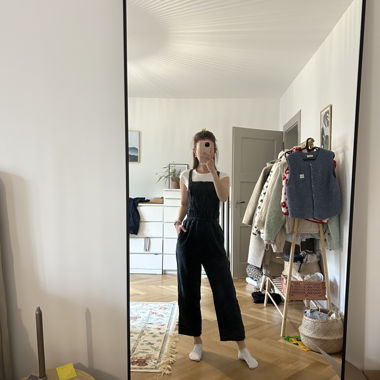 Stofflatzhose