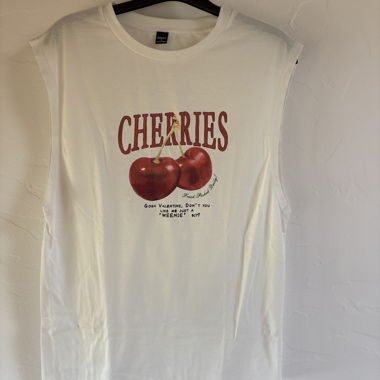 T-shirt senza maniche Cherry