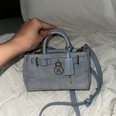 Sac à main bleu Tommy Hilfiger
